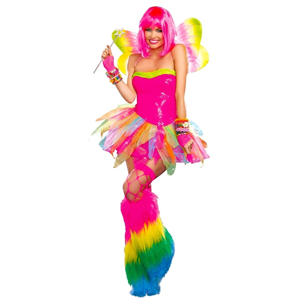 Dream girl Rainbow Fairy Costume Women Color Multi Size S